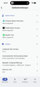 Sony LinkBuds Clip App DE