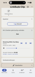 Sony LinkBuds Clip App DE