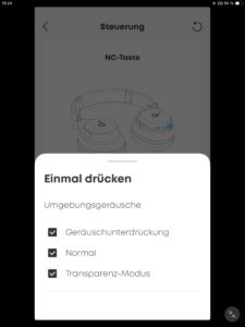 Soundcore Q20i App DE - Steuerung_Soundcore App