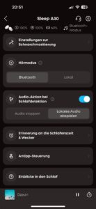 Soundcore Sleep A30 App