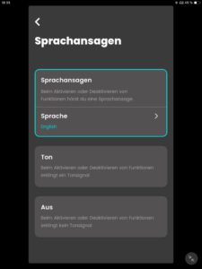Sprachansagen_AKG Headphones App