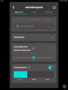 Startseite II_AKG Headphones App