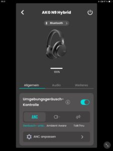 Startseite I_AKG Headphones App