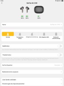 EarFun Audio-App