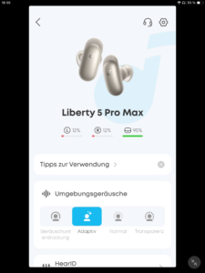 Startseite I_Soundcore App