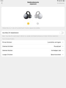Steuerung I_EarFun Audio App