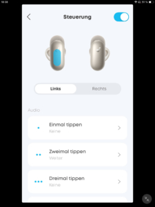 Steuerung I_Soundcore App