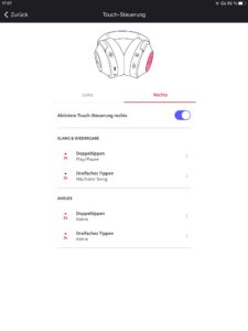 Touch-Steuerung II_Teufel Headphone App