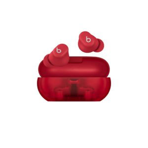 Beats Solo Buds Transparent Red 1