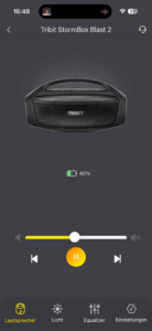 Tribit StormBox Blast 2 App DE 1