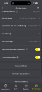 Tribit StormBox Blast 2 App DE 2