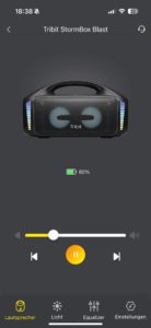 Tribit StormBox Blast App 02