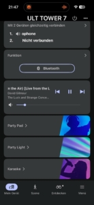Sony ULT TOWER 7 App