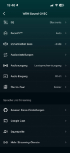 WiiM Sound App DE