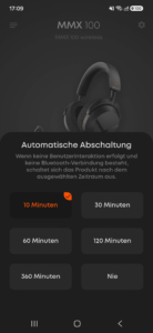 beyerdynamic MMX 100 wireless App