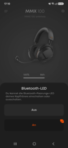 beyerdynamic MMX 100 wireless App