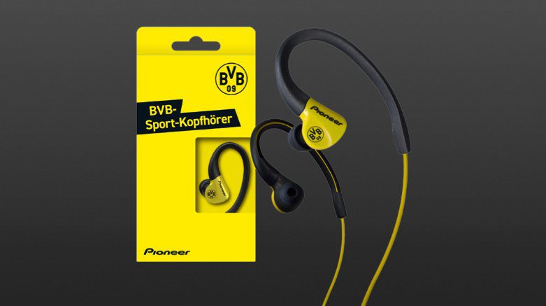 BVB Borussia Dortmund Sport Kopfhörer Pioneer NEU 